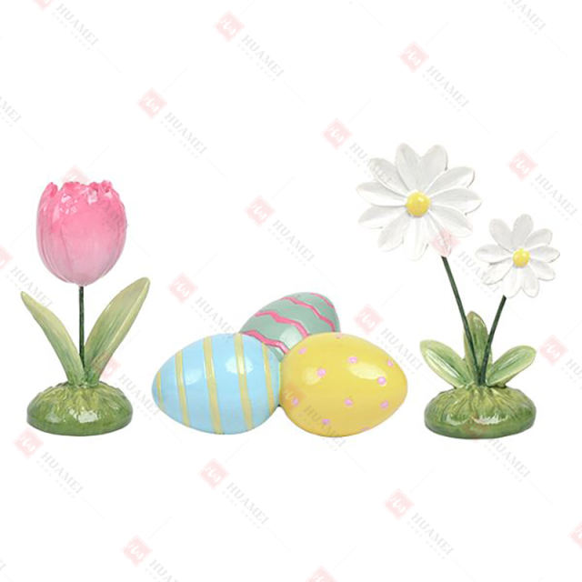 SET/3 EASTER VILLAGE ACCESSORY