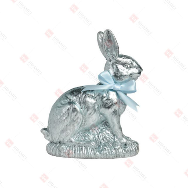RESIN CHOCOLATE FOIL
RABBIT W/ RIBBON