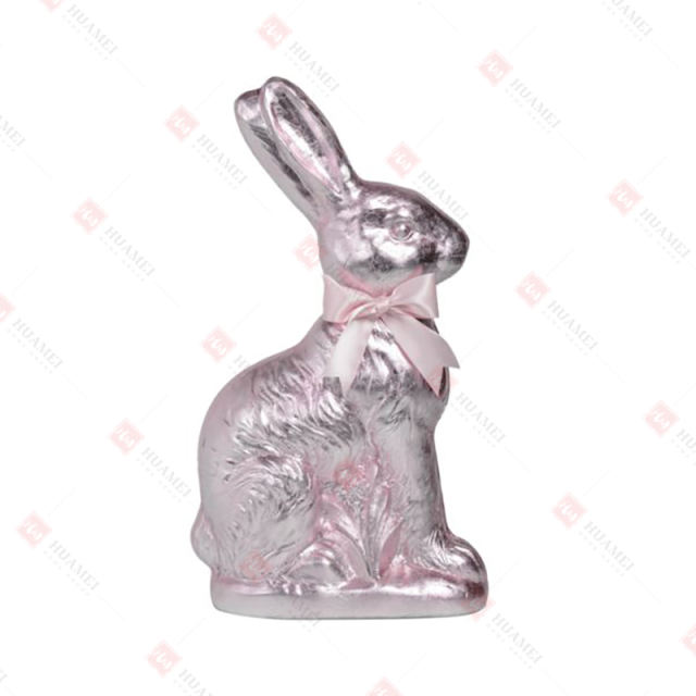 RESIN CHOCOLATE FOIL
RABBIT W/ RIBBON