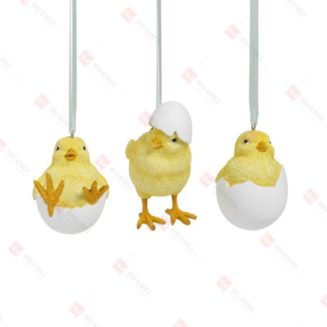 3 ASST, RESIN HATCHLING CHICKS
ORNAMENT