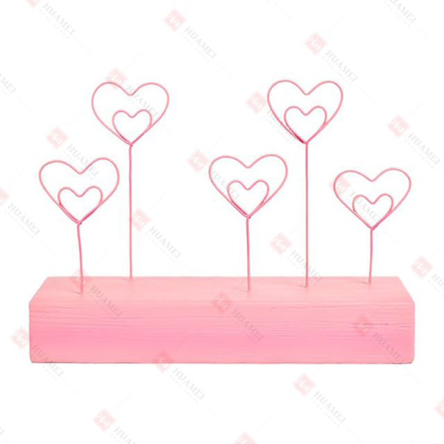 RESIN WIRE PICTURE HOLDER    TABLE  DECO