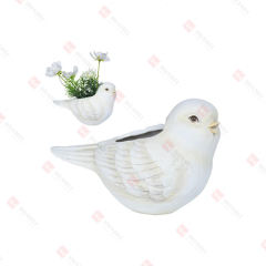 RESIN FAT BIRD VASE