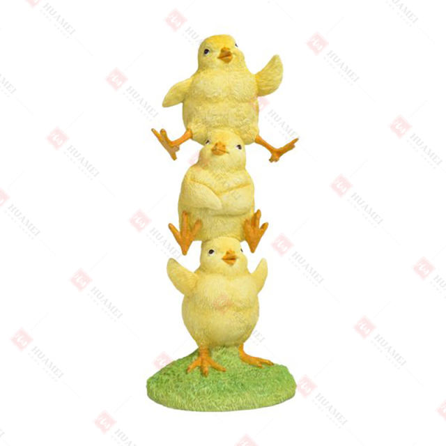 RESIN STACKED CHICKS
TABLE DECO