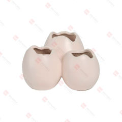 DOLOMITE  EGGSHELL VASE FOR DRY FLOWERS