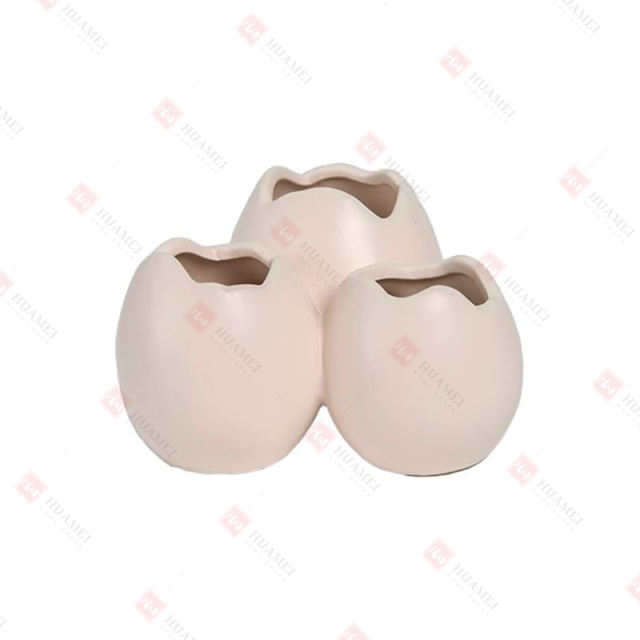 DOLOMITE  EGGSHELL VASE FOR DRY FLOWERS
