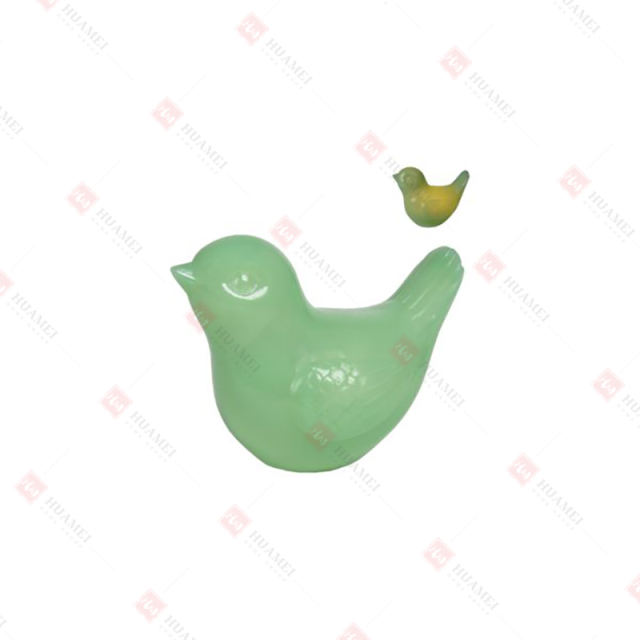 RESIN CUTE BIRD WITH LED