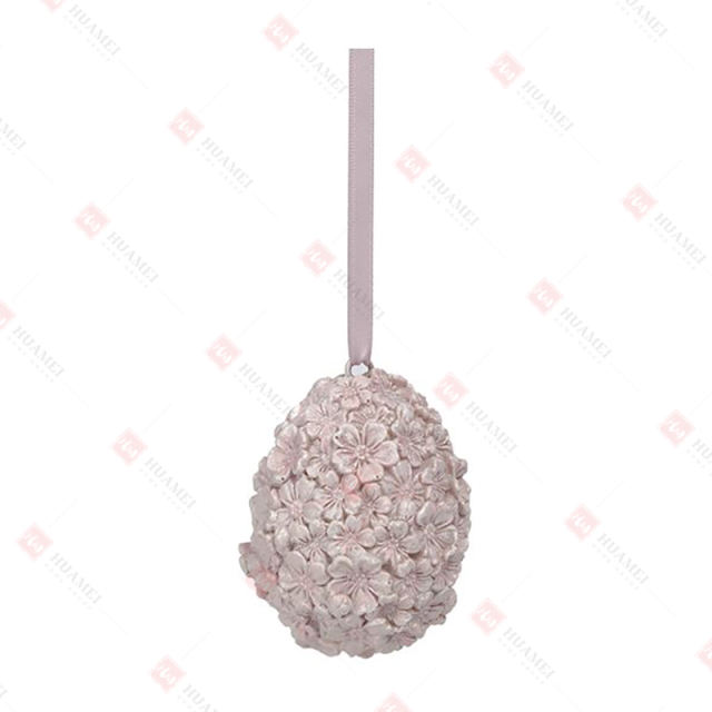 RESIN EGG ORNAMENT