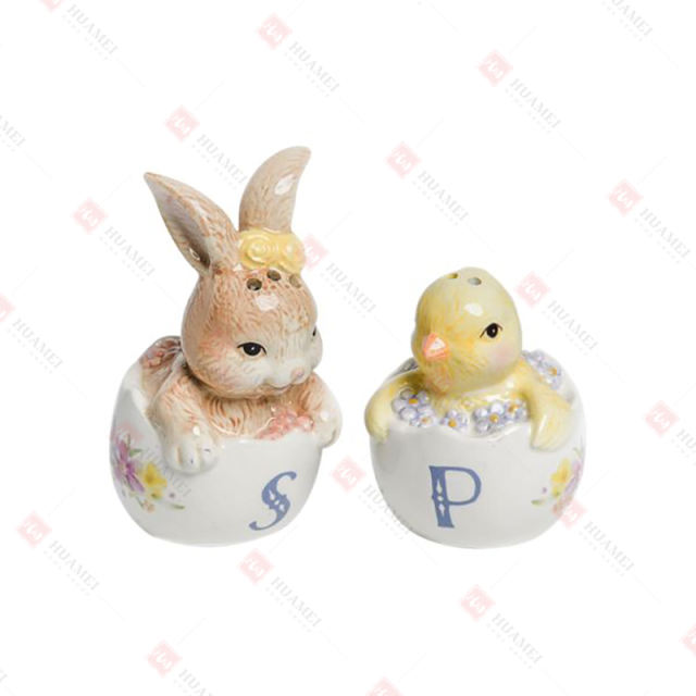SET/2 DOLOMITE RABBIT & CHICK S&P