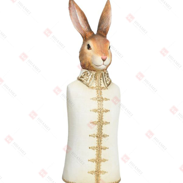 RESIN SPRING HARE BUST
TABLE DECO