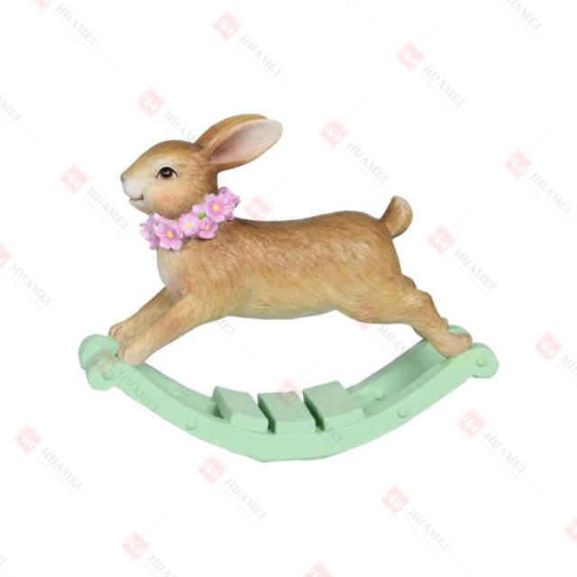 RESIN ROCKING RABBIT
TABLE DECO