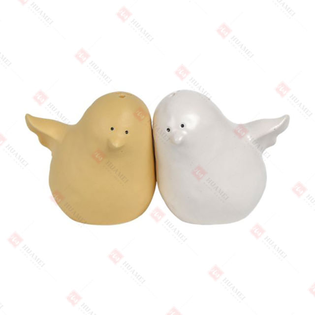 SET/2,PORCELAIN BIRD S&P