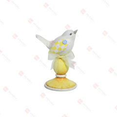 RESIN BIRD ON PILLAR