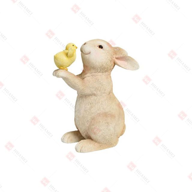 BBD0094
RESIN BUNNY WITH CHICK
TABLE DECO