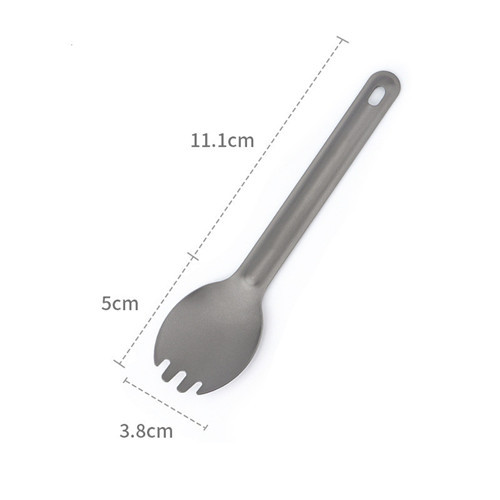 Pure Titanium Fork Spoon Knife Portable Cutlery Outdoor Cutlery Set