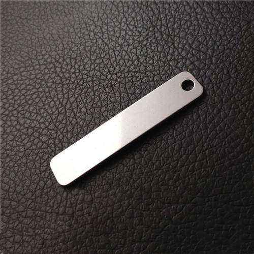 Stainless Steel Keychain Blank Brass Key Ring Blank Number Plate For Custom Engraved