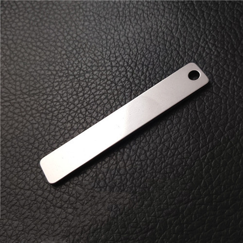 Stainless Steel Keychain Blank Brass Key Ring Blank Number Plate For Custom Engraved