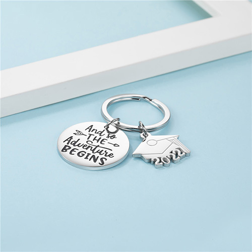 Graduation 2022 Keyring Graduation Gift Keychain Titanium Steel