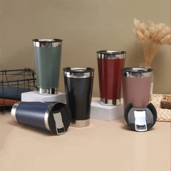 20oz Tumbler Stainless Steel With Lid Stainless Steel Thermos Cup Cold Car Mug