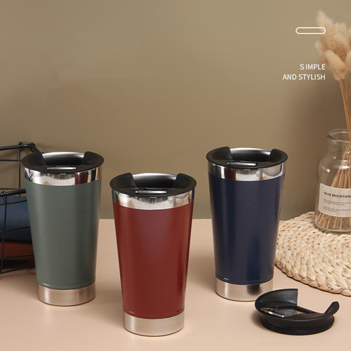20oz Tumbler Stainless Steel With Lid Stainless Steel Thermos Cup Cold Car Mug