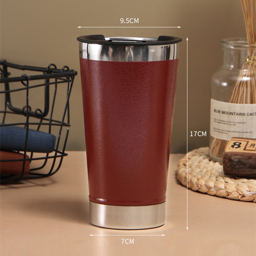 20oz Tumbler Stainless Steel With Lid Stainless Steel Thermos Cup Cold Car Mug