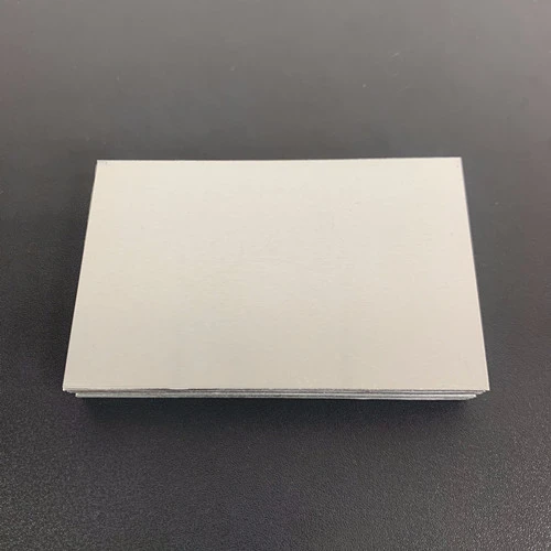 Pure Aluminum Metal Card For Laser Engrave Test, 86*54*0.2mm, 100pcs