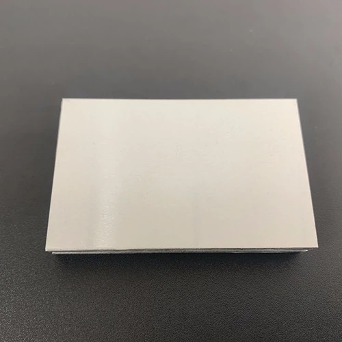 Pure Aluminum Metal Card For Laser Engrave Test, 86*54*0.2mm, 100pcs