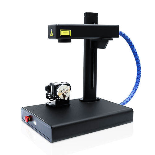3PLASERS® EM-Smart Basic 1R - 18W Fiber Laser Marking Machine with Rotary Attachment, Free Shipping