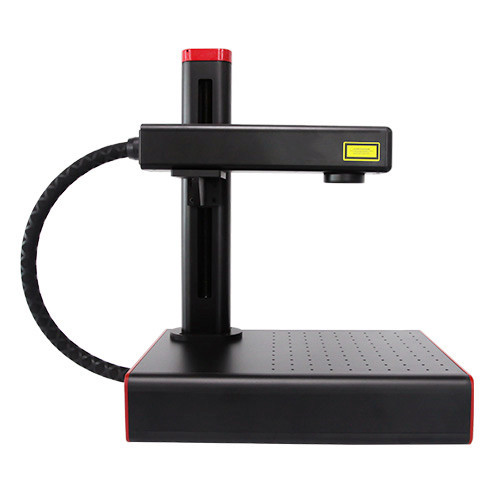 EM-Smart Basic 20W Fiber Laser Engraver, Commercial Laser Engraving  Machine, LightBurn Compatible with Red Dot Guide, Solid State Laser Marking