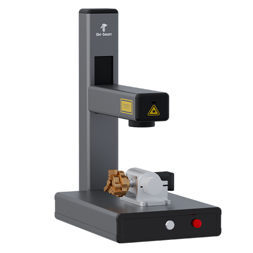 EM-Smart Nova - 25W Fiber Laser Marking Machine for Metal, Plastic, Sliver, Gold, Leather, Slate, Coated Wood etc