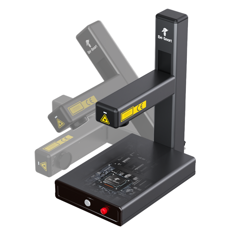 EM-Smart One(R) 20W Foldable Compact Fiber Laser Engraving Machine