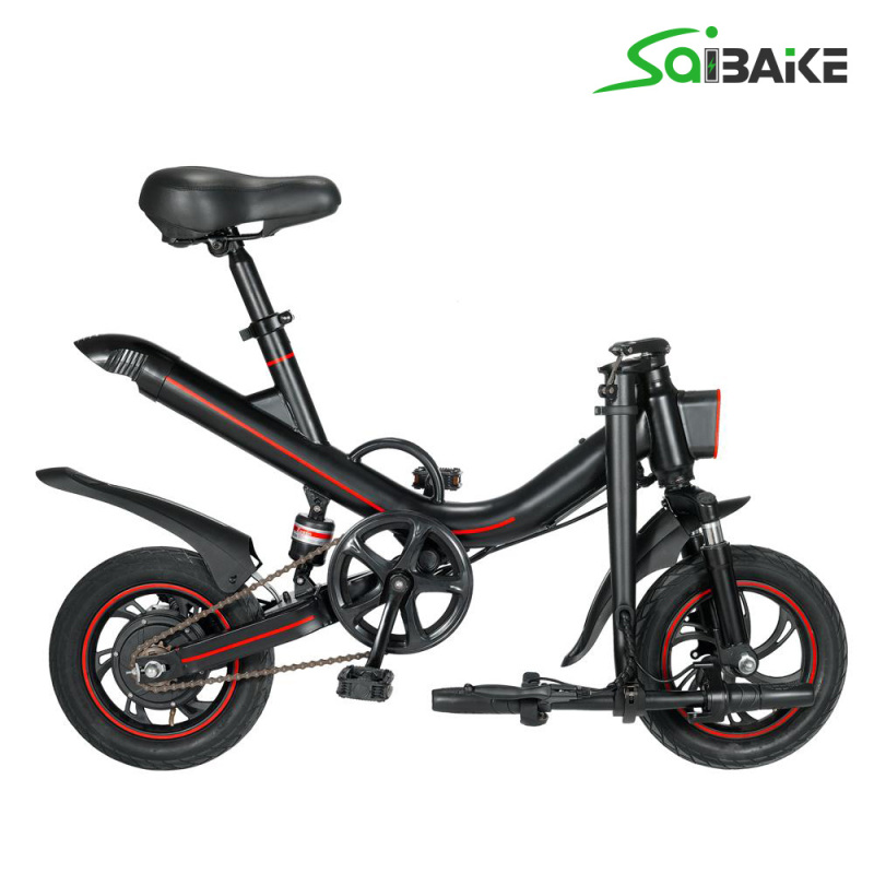 SA-V1 E-bike 12" Folding Electric Bike,350W Motor Max Speed 25km/h Ebike for Adults and Teenagers with 36V 7.5Ah Lithium-Ion Battery