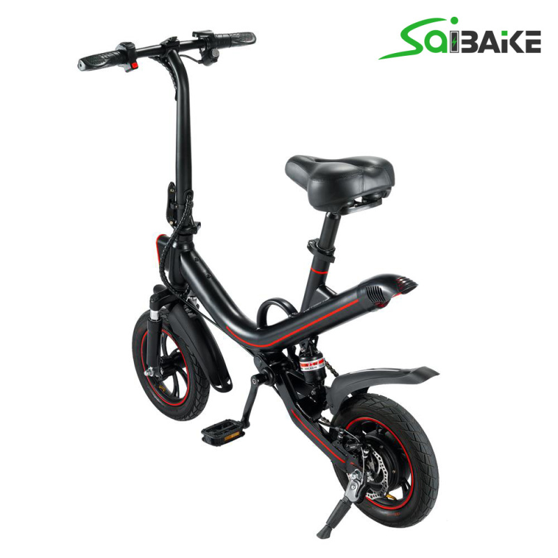 SA-V1 E-bike 12" Folding Electric Bike,350W Motor Max Speed 25km/h Ebike for Adults and Teenagers with 36V 7.5Ah Lithium-Ion Battery