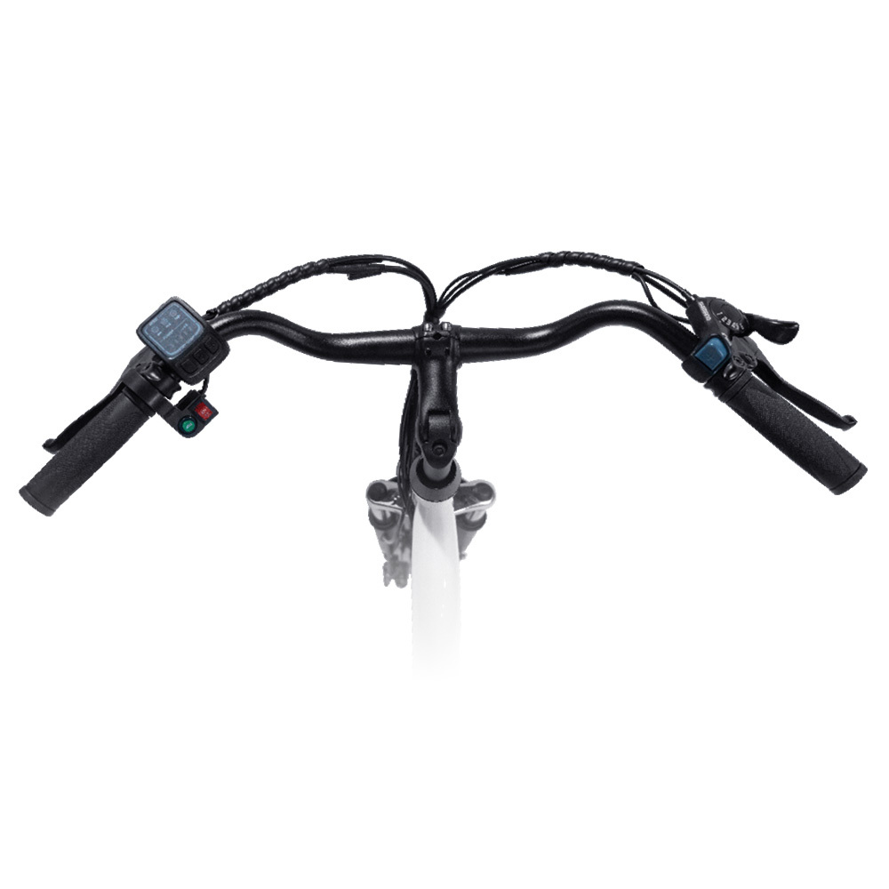 C0626 Electric Bike 250W Electric City Cruiser Bicycle-Up to 40 Miles-36v 12.5ah Removable Battery, 6-Speed and Dual Shock Absorption, 26" Electric Commuter Bike for Adults