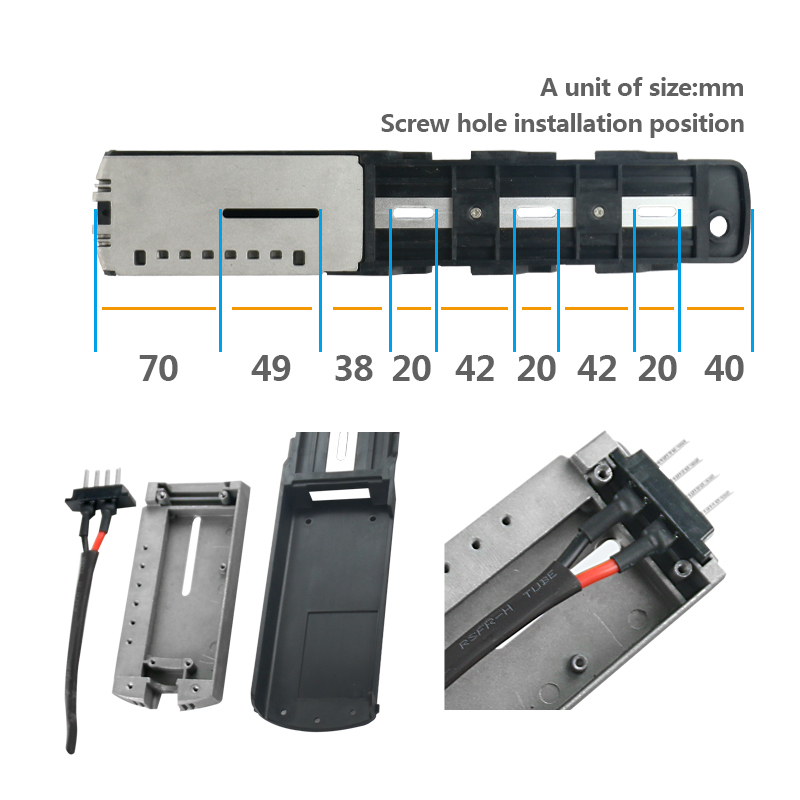 Hailong 48V 14.4Ah BMS30A Electric Bike Battery 21700 LG 4800mAh li-ion cells for 0-1000w Bafang BBSHD Motor