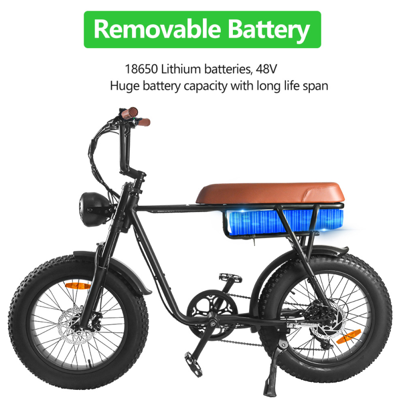 UK Stock FXH006 Electric Bicycle Fat Wheels Off Road Riding eBike  Free Shipping