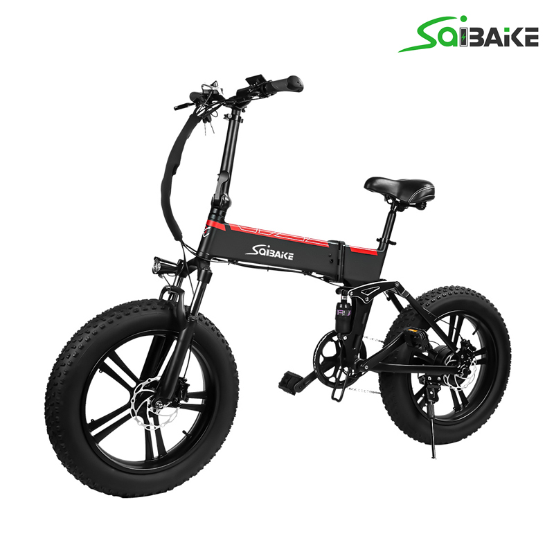 SK08 20*4.0 Inch Fat Tyre Folding eBike 48V 350W Hummer Big Wheel Electric Bike