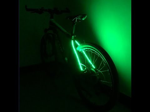 Bicycle Decorative Taillight LED Strip Waterproof Bike Light Cycling Lights Strip Safety Warning Flashing Light Bike Accessories