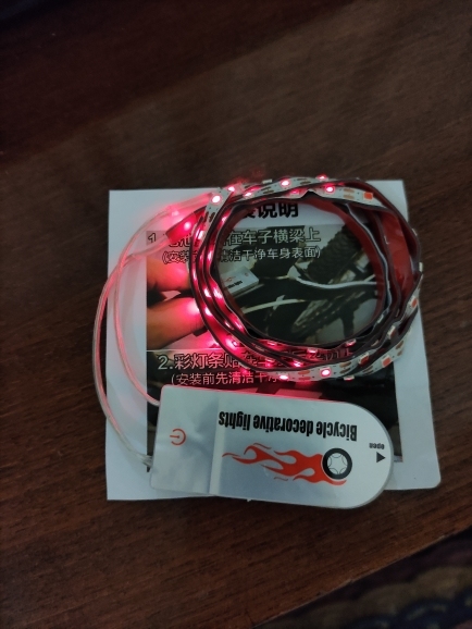 Bicycle Decorative Taillight LED Strip Waterproof Bike Light Cycling Lights Strip Safety Warning Flashing Light Bike Accessories