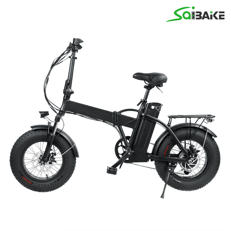 SK06 16 Inch Folding E-bike Snow Beach City Cruiser Electric Bicycle with 10Ah Lithium Battery Bikes 36V 250W Motor