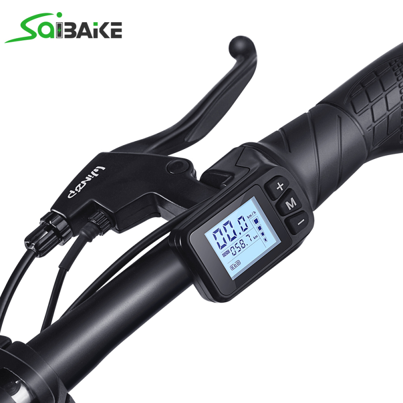 Saibaike P11 Mini Size 14-inch Electric Bike Folding Bicycle 350w High Speed Motor eBike