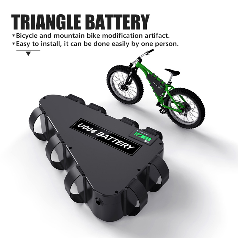 Triangle Ebike Battery Li-ion Cell Battery Pack for Electric Bicycle U004