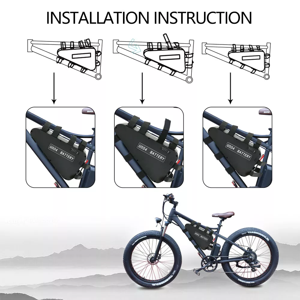 UK Stock Triangle Ebike Battery Li ion Cell Battery Pack for