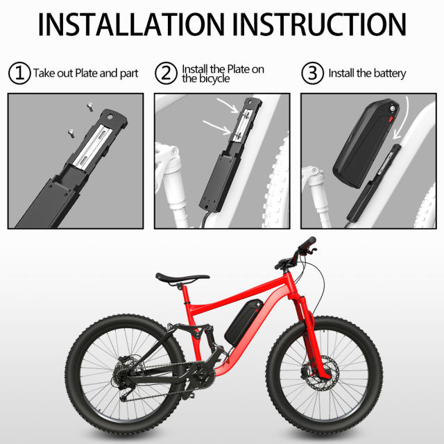 Hailong 48V 14.4Ah BMS30A Electric Bike Battery 21700 LG 4800mAh li-ion cells for 0-1000w Bafang BBSHD Motor