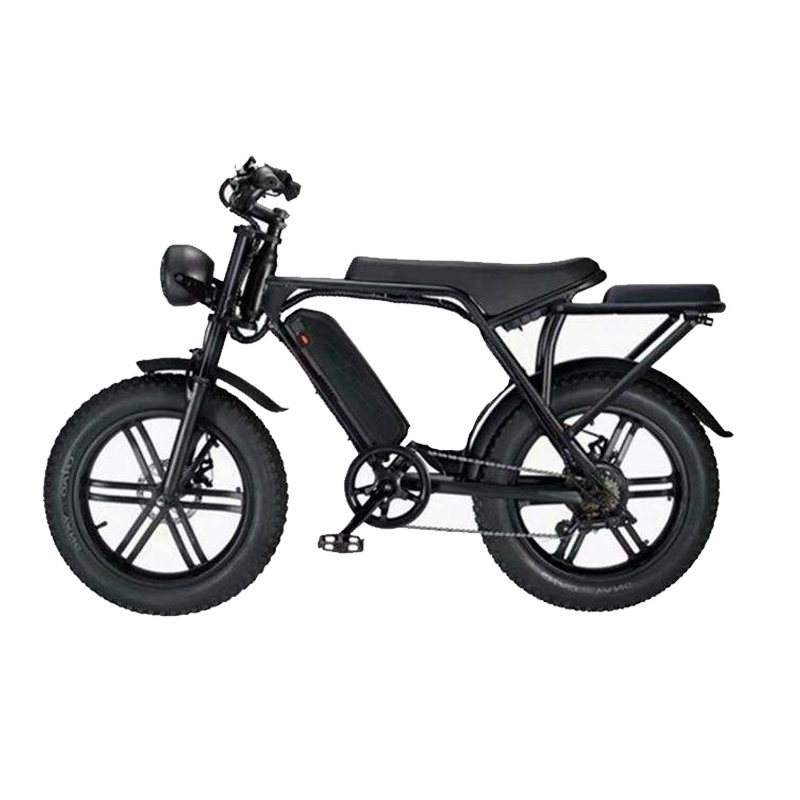 UK in Stock OUXI V8 Electric Fat Bike for Mountain Cycling 48V Removeable Battery 20inch Off-road eBike