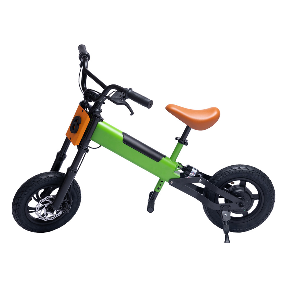 Kids Electric Bike 200W 24V 4Ah 12" inch Motorcycle Children No Pedal Bicycle Kids' mini electric sport cycles Balance Bikes
