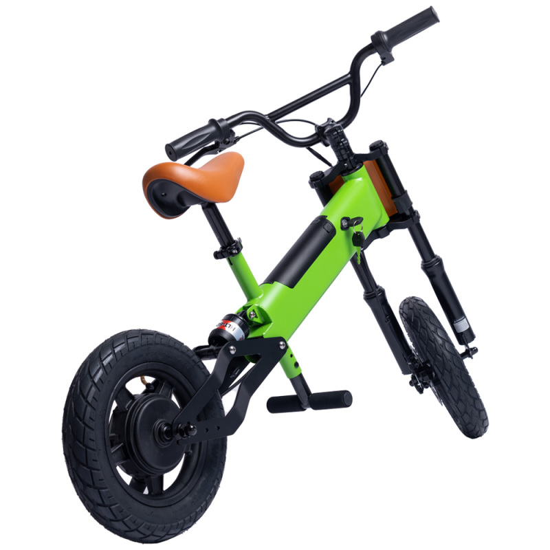 Kids Electric Bike 200W 24V 4Ah 12&quot; inch Motorcycle Children No Pedal Bicycle Kids' mini electric sport cycles Balance Bikes