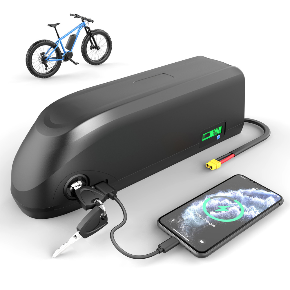 【USA Stock】U009 48V 52V 15ah 17.5ah 19.2ah 20Ah Li-ion Ebike battery For 0-1500W 1500W Motor use for For Rad Power Bike battery replacement