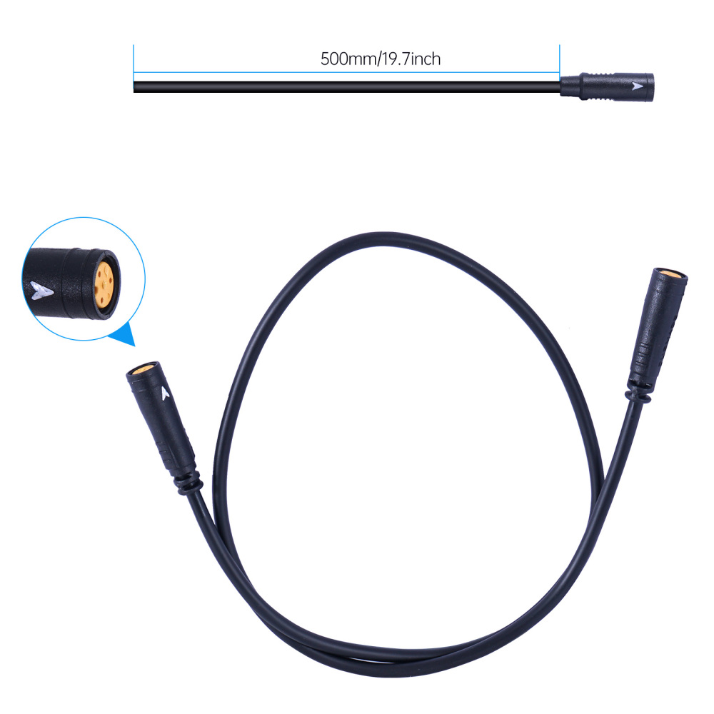 【Europe Warehouse】50cm 3 Pin Thumb Throttle Extension Cable For BAFANG Electric Bicycle Motor Drive