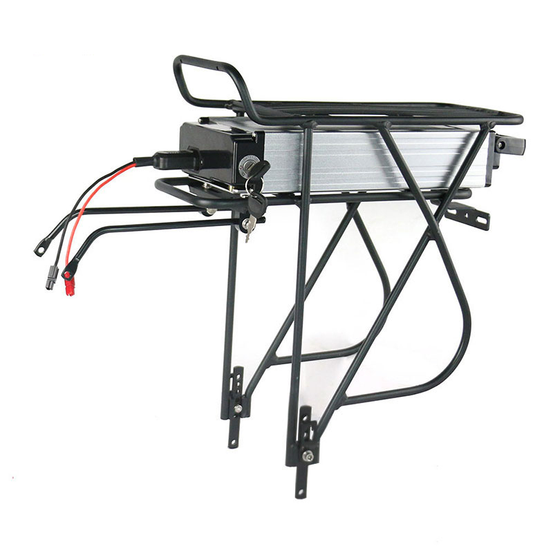 【USA Stock】T032 36V 48V 10AH 13AH 15Ah 18AH rear rack Lithium Ebike battery pack for 250W 350W 500W 1000 watt Electric Motor