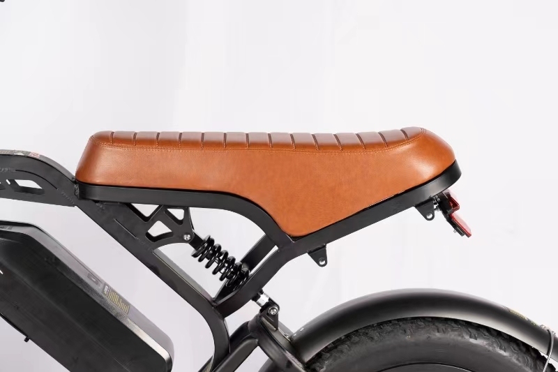 V20 Electric Bike 500W Motor, 20'' Fat Tire Ebikes 48V 15AH, 7-Speed Double Suspension & Hydraulic Brakes Electric Bicycle